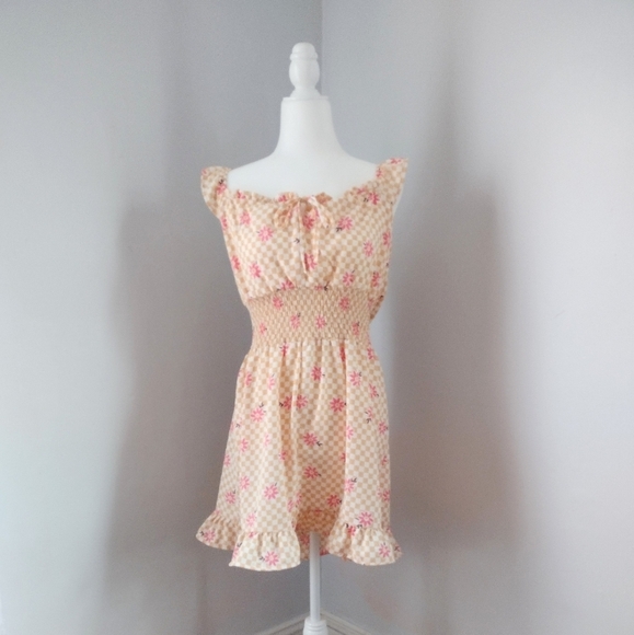Lily Rose Checkered Summer Dress NWT - Picture 3 of 5